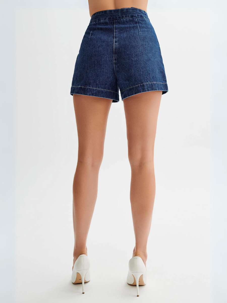 Dallas Button Front Denim Matching Sets - denim