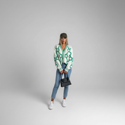 Gebreide Dames Cardigan met Patroon