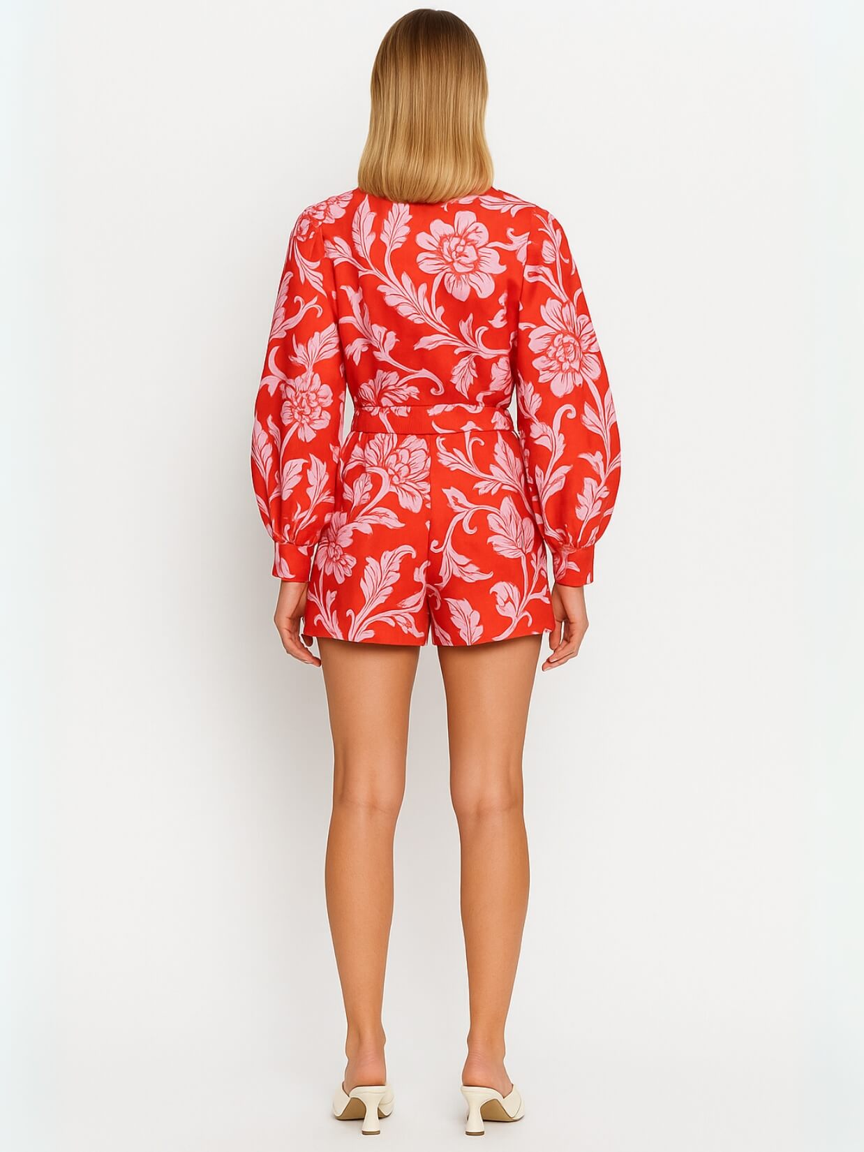Florentine | Bloemenprint Romper met Riem