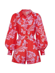 Florentine | Bloemenprint Romper met Riem