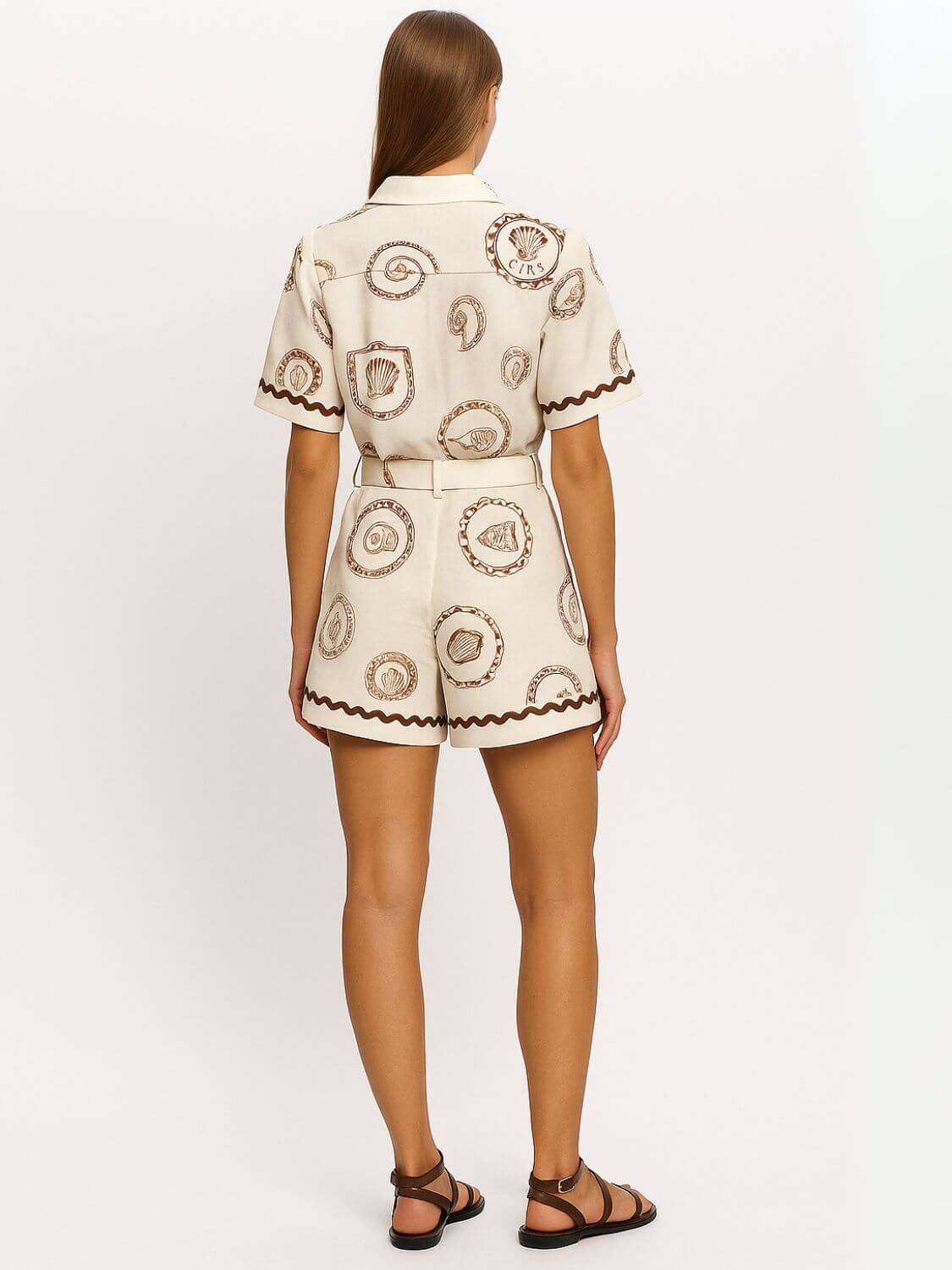 hell Ciao | Shirt Romper met Knopen
