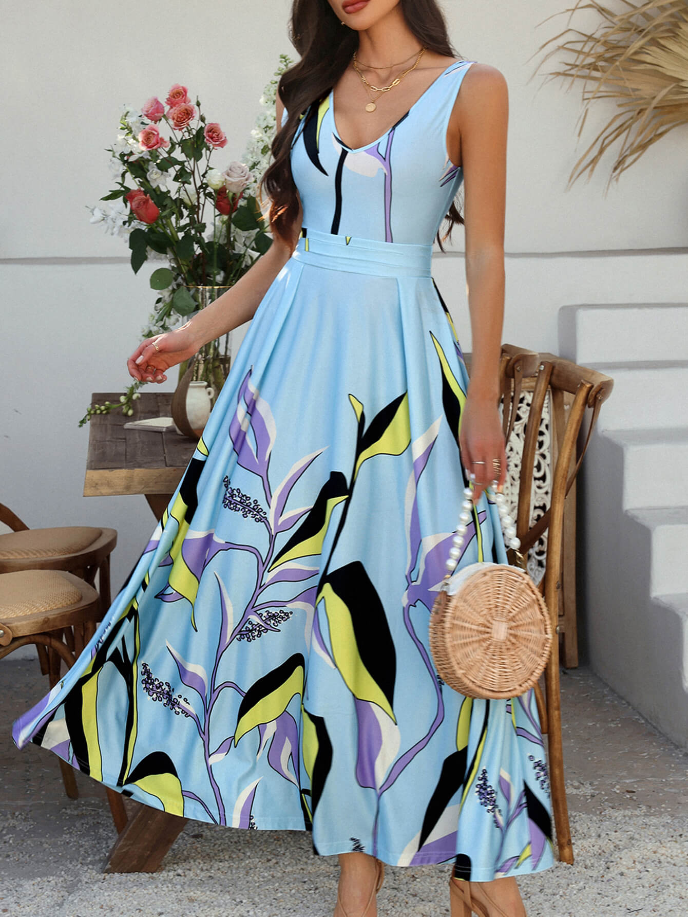 Capriccio Floral Maxi Dress