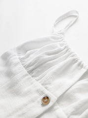 Darling Linen Plain Mini Dress