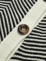 Oversized Herringbone Cardigan