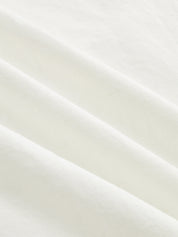 Cotton Linen Scallop Trim Vest & Skirt Set