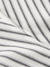 Striped Cotton Sleeveless Mini Dress