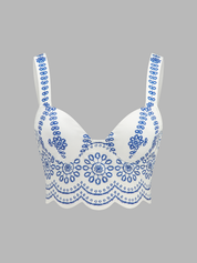 Printed Cami Top & Wide Leg Pants Set