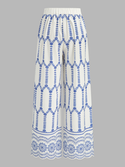 Printed Cami Top & Wide Leg Pants Set