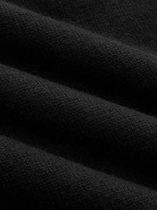 Contrast Trim Sleeveless Knit Polo Vest