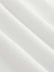 Solid  Asymmetrical Straight Leg Pants Set