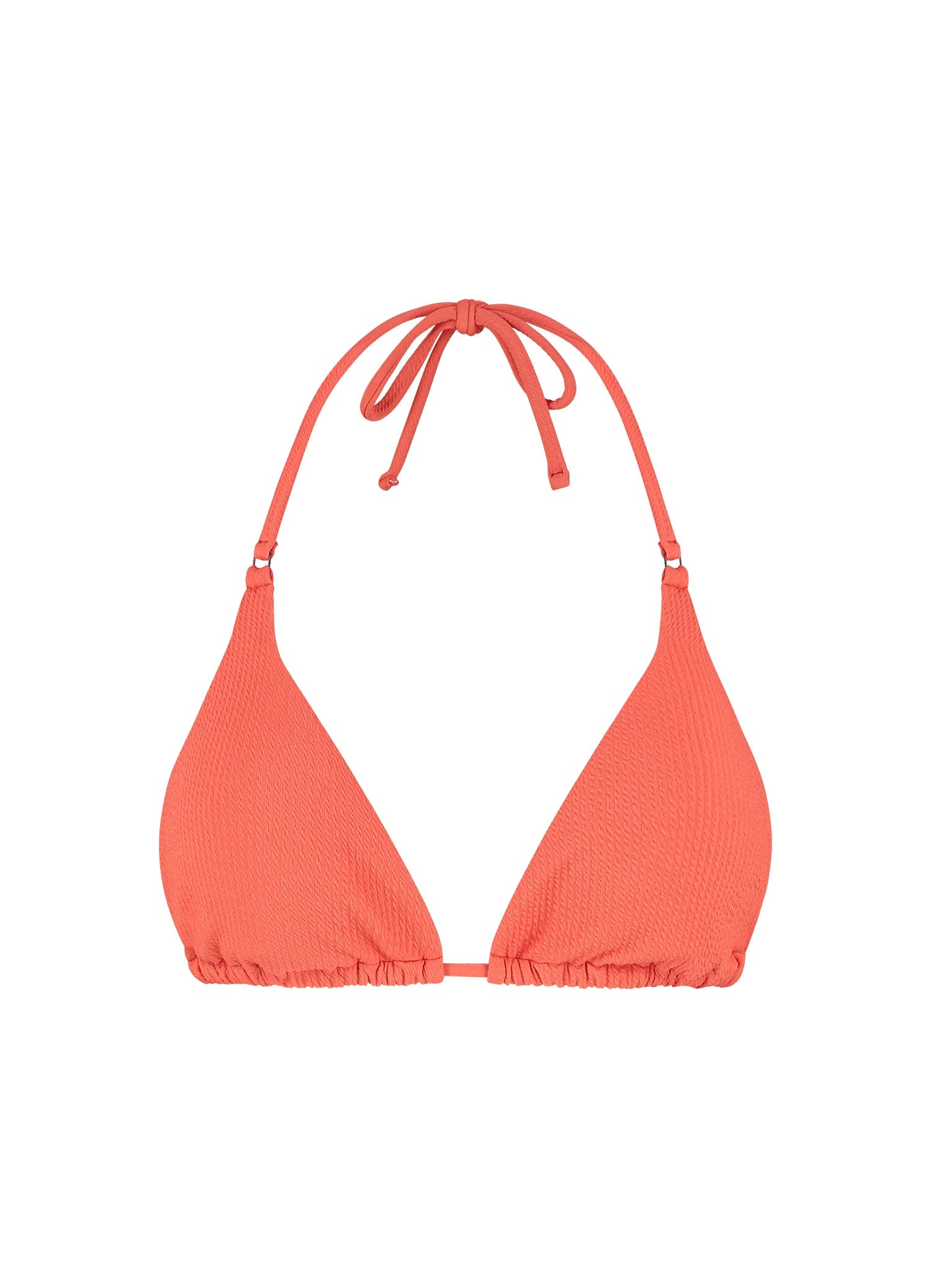 Coral triangel bikinitop