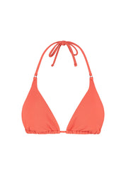 Coral triangel bikinitop