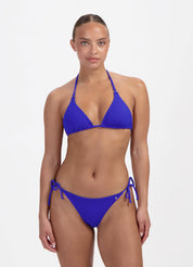 Blue triangel bikinitop