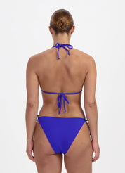 Blue triangel bikinitop