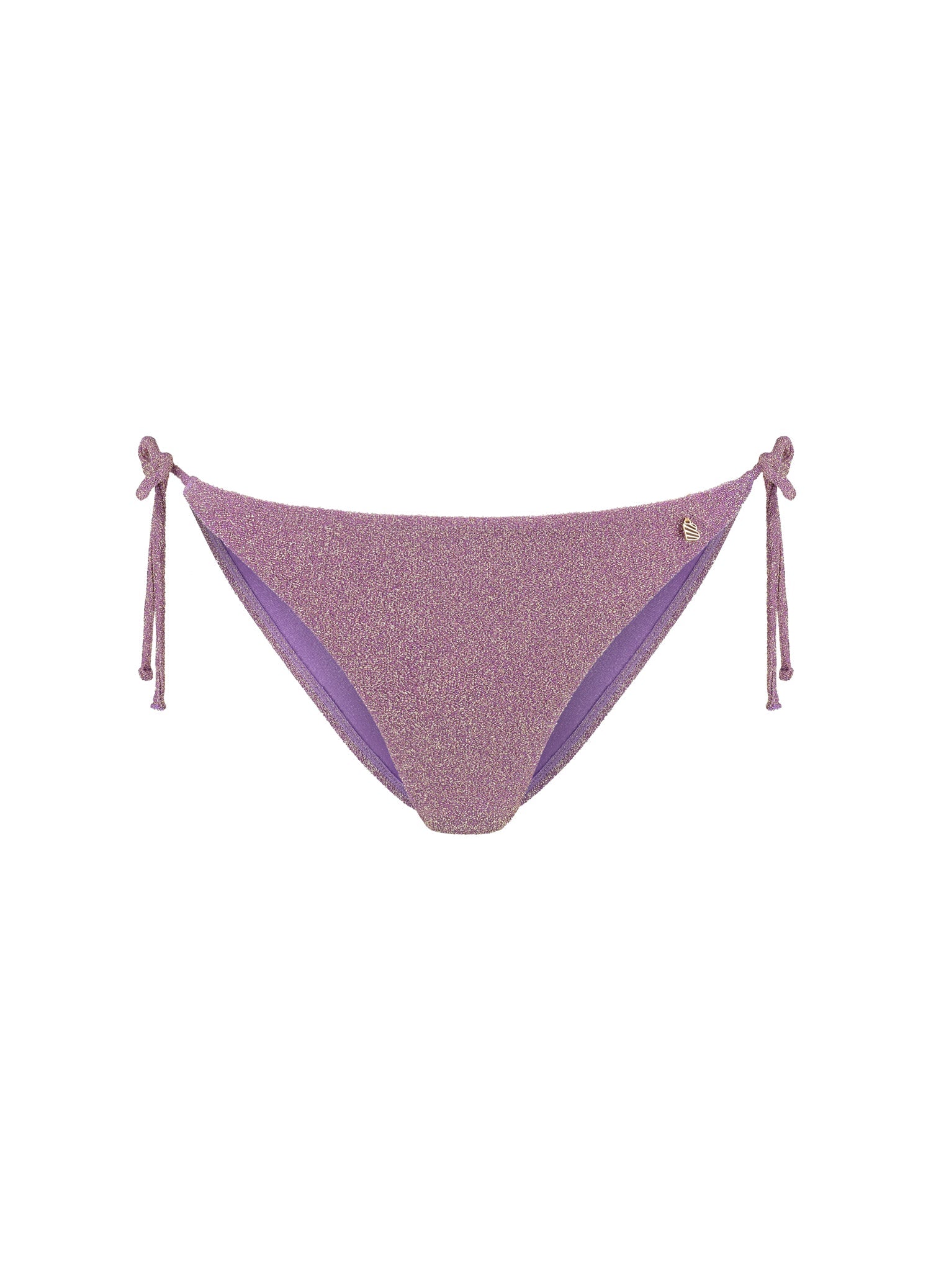Mauve Glitter strik bikinibroekje