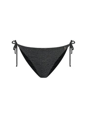 Black Glitter strik bikinibroekje