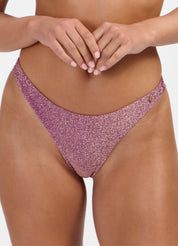 Mauve Glitter brazilian bikinibroekje