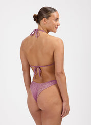 Mauve Glitter brazilian bikinibroekje