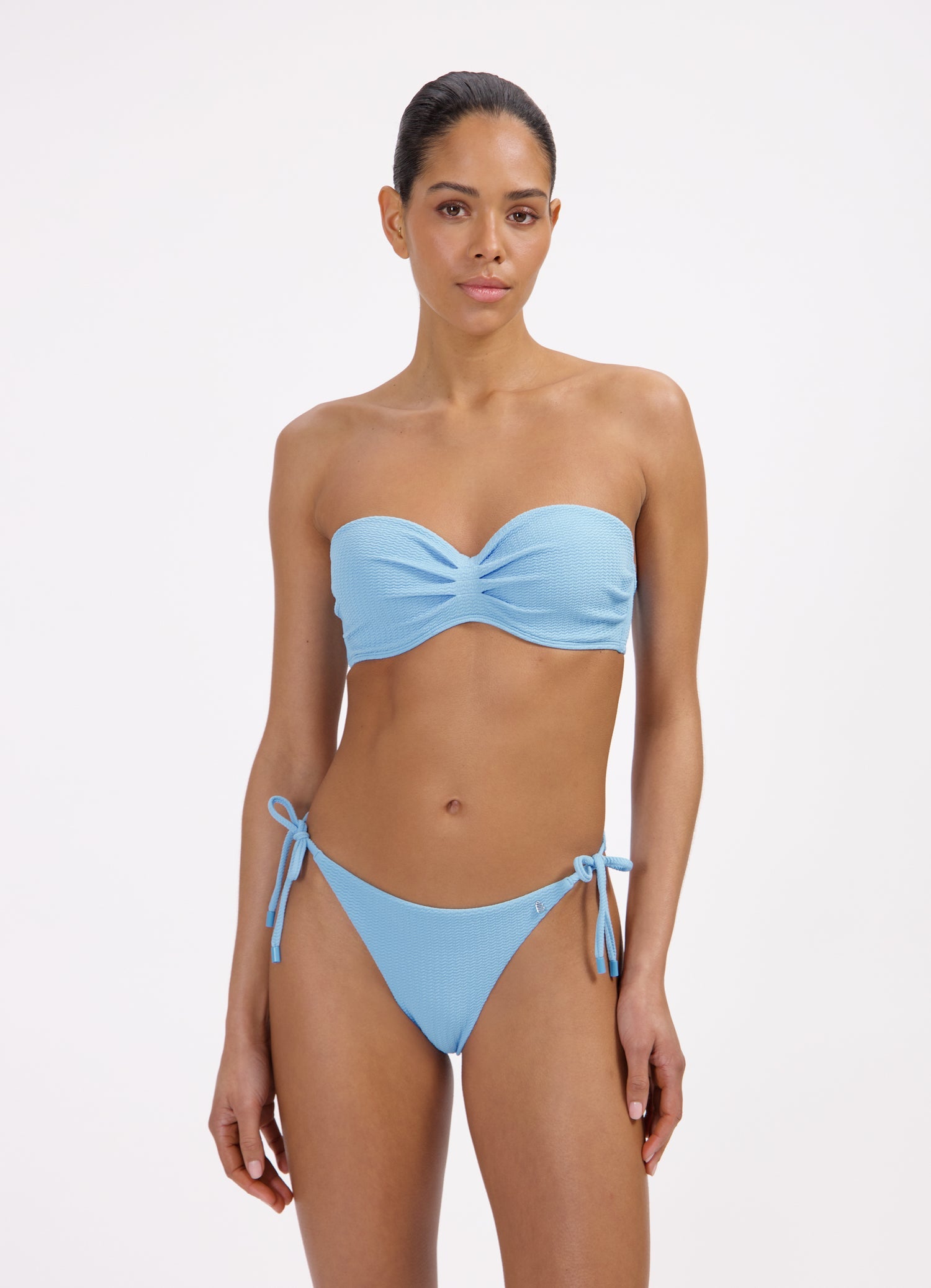 Alaskan Blue bandeau bikinitop