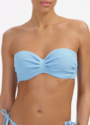 Alaskan Blue bandeau bikinitop