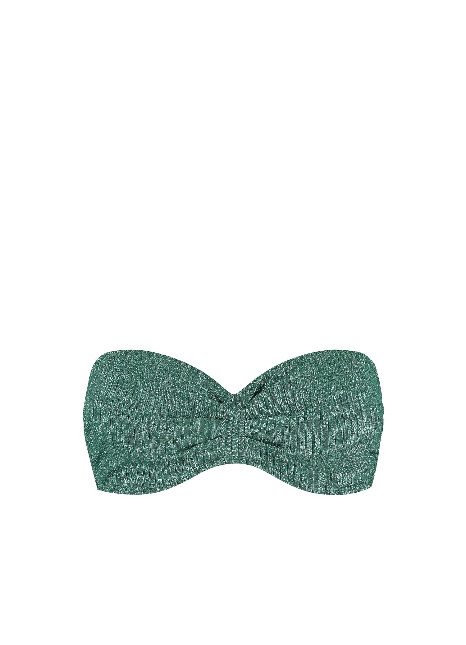 Green Glitter bandeau bikinitop