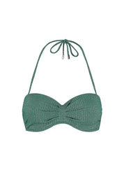 Green Glitter bandeau bikinitop