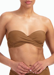 Copper multiway bikinitop