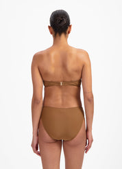 Copper multiway bikinitop