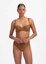 Copper multiway bikinitop