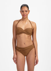 Copper multiway bikinitop