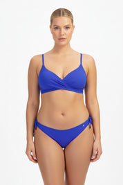 Electric Blue twist bikinitop