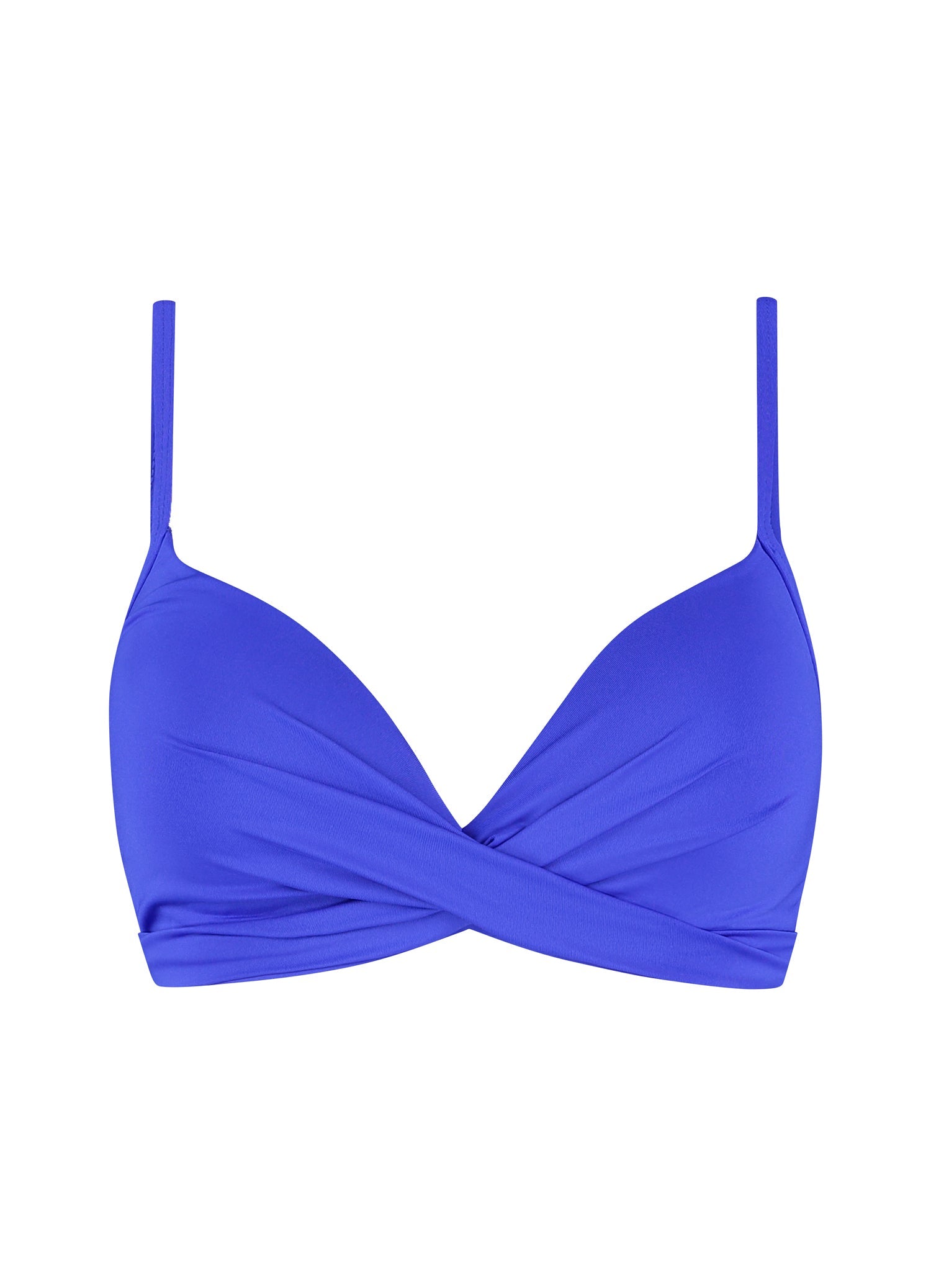 Electric Blue twist bikinitop