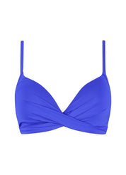 Electric Blue twist bikinitop