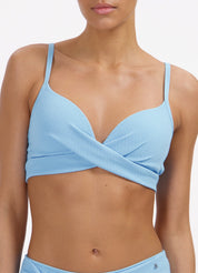 Alaskan Blue twist bikinitop