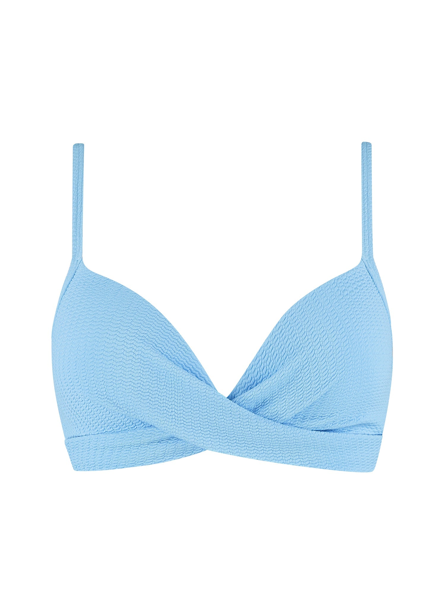 Alaskan Blue twist bikinitop