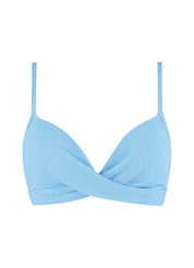 Alaskan Blue twist bikinitop