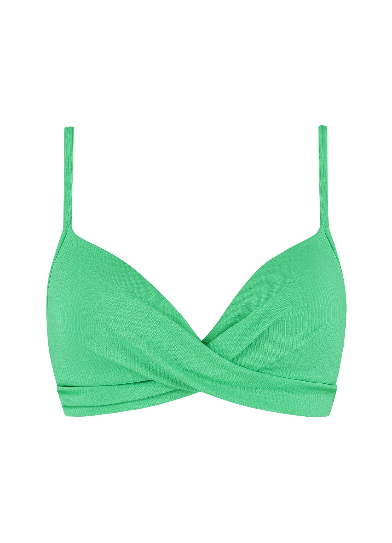 Spring Green twist bikinitop