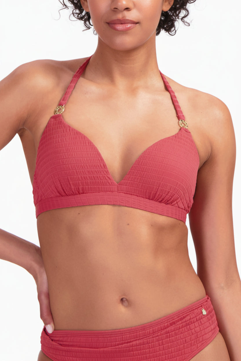 Berry halter bikinitop met beugel
