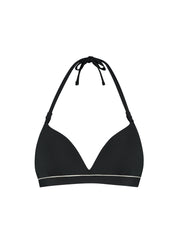 Vanilla & Black halter bikinitop met beugel