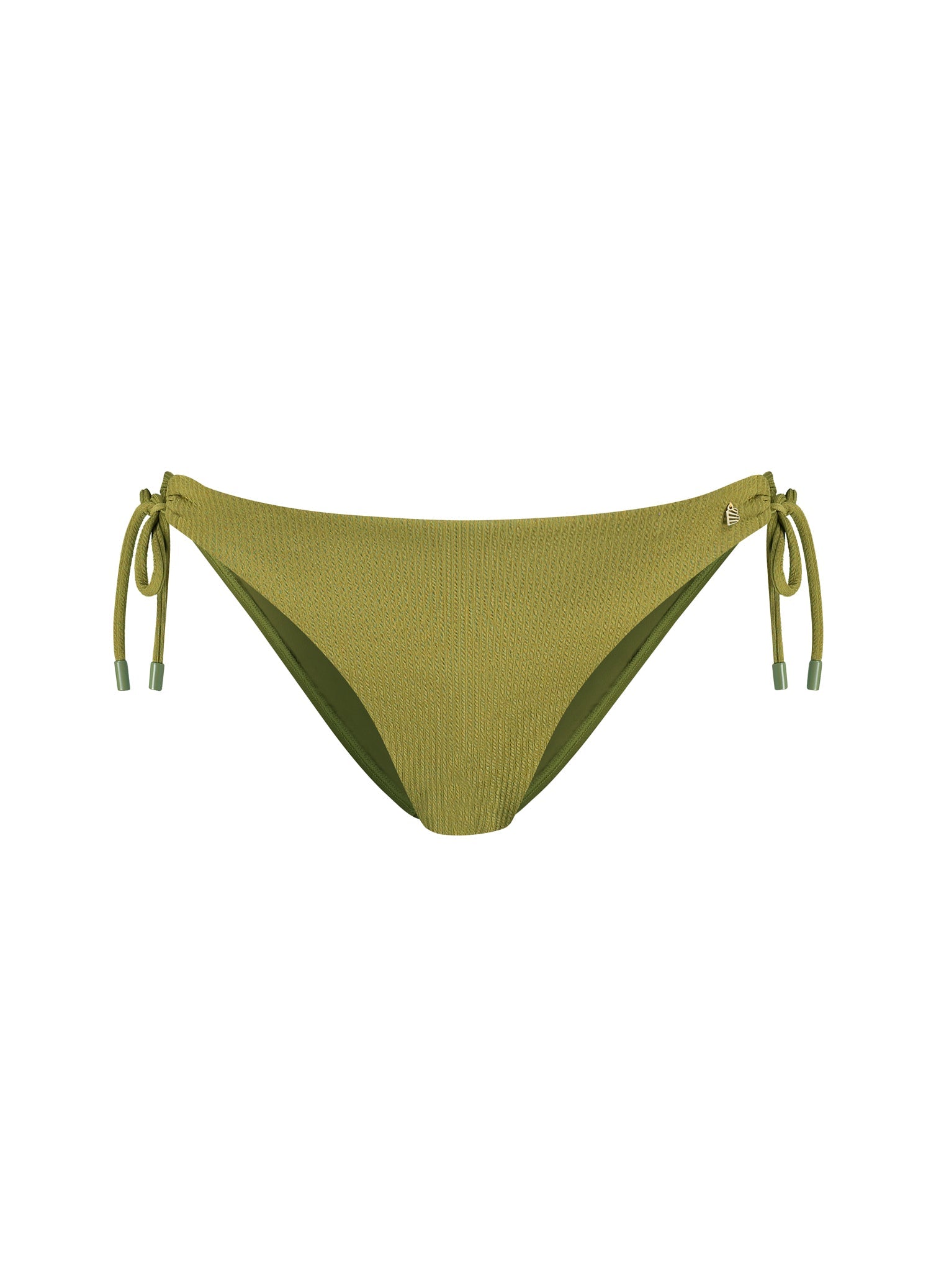 Deep Olive strik bikinibroekje