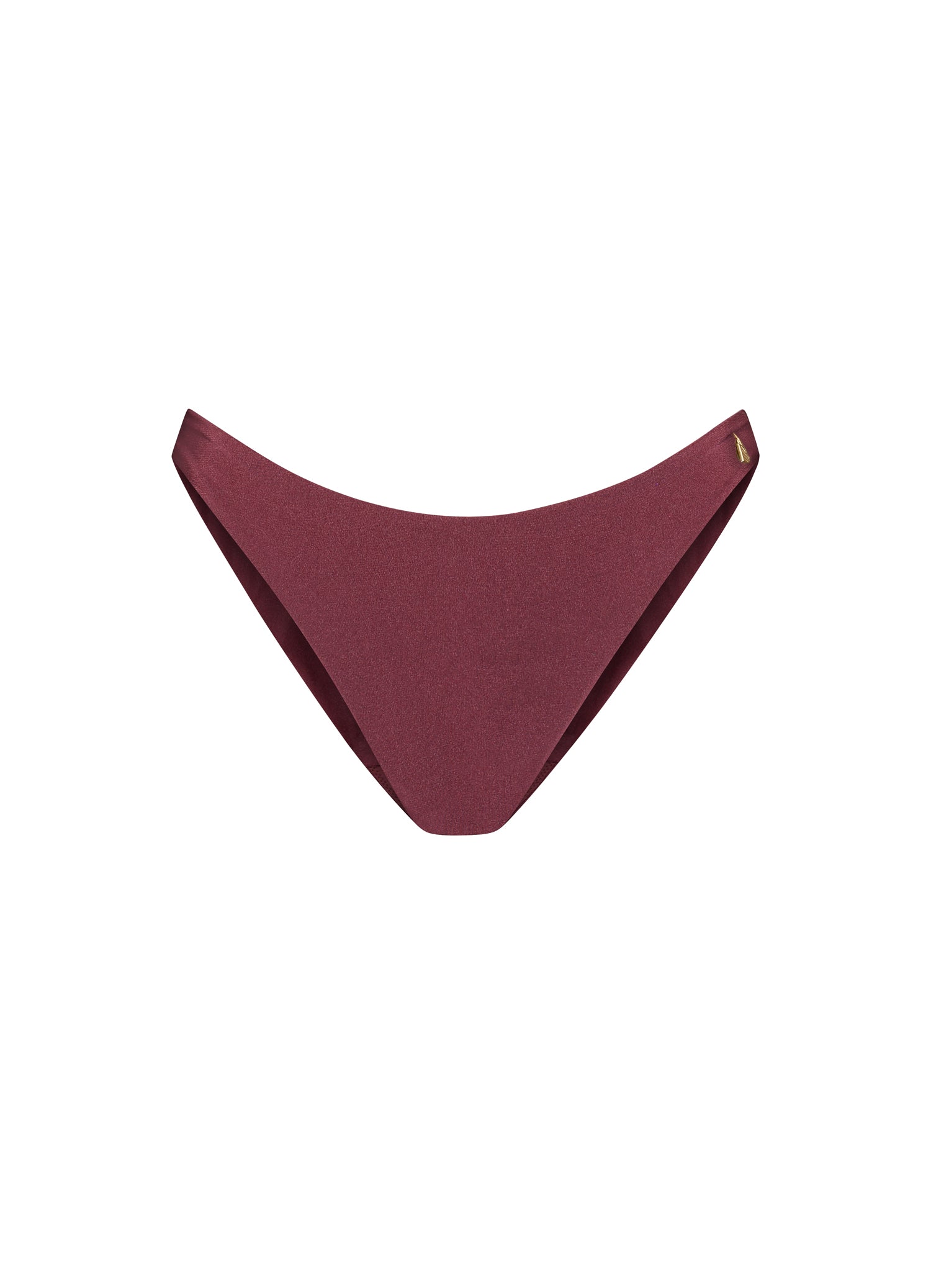 Burgundy Shine brazilian bikinibroekje