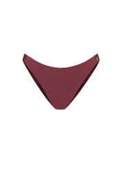 Burgundy Shine brazilian bikinibroekje