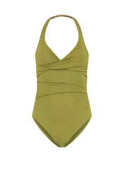 Deep Olive overslag badpak