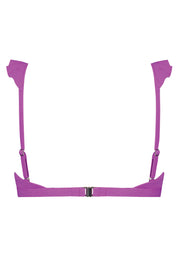 Purple Flash ruffle bikinitop