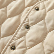 Bodywarmer dames | Gewatteerde quilted vest met knoopsluiting