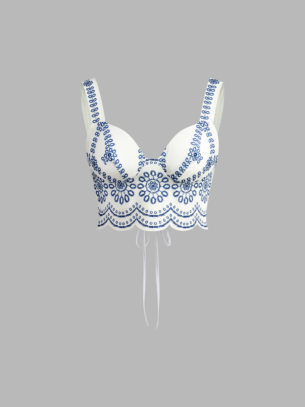 Rok & Top Set Dames | Katoenmix met Borduurdetails