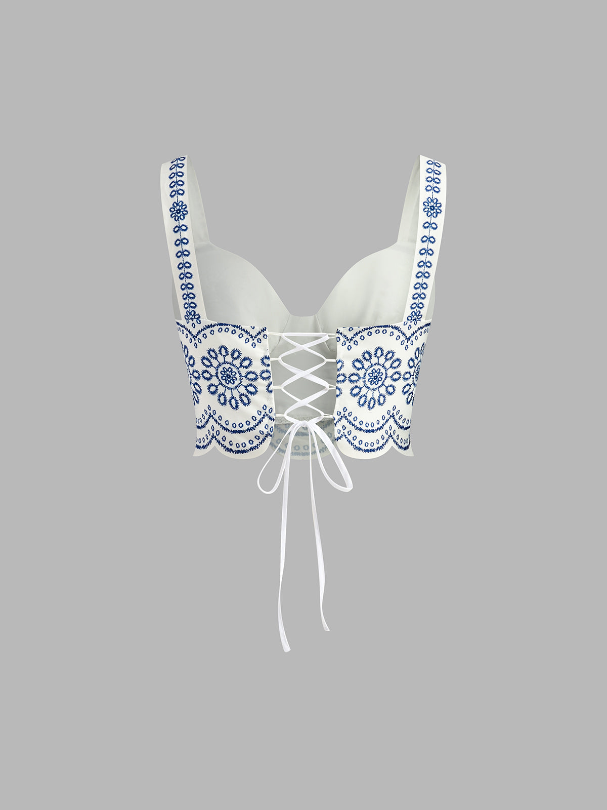 Rok & Top Set Dames | Katoenmix met Borduurdetails