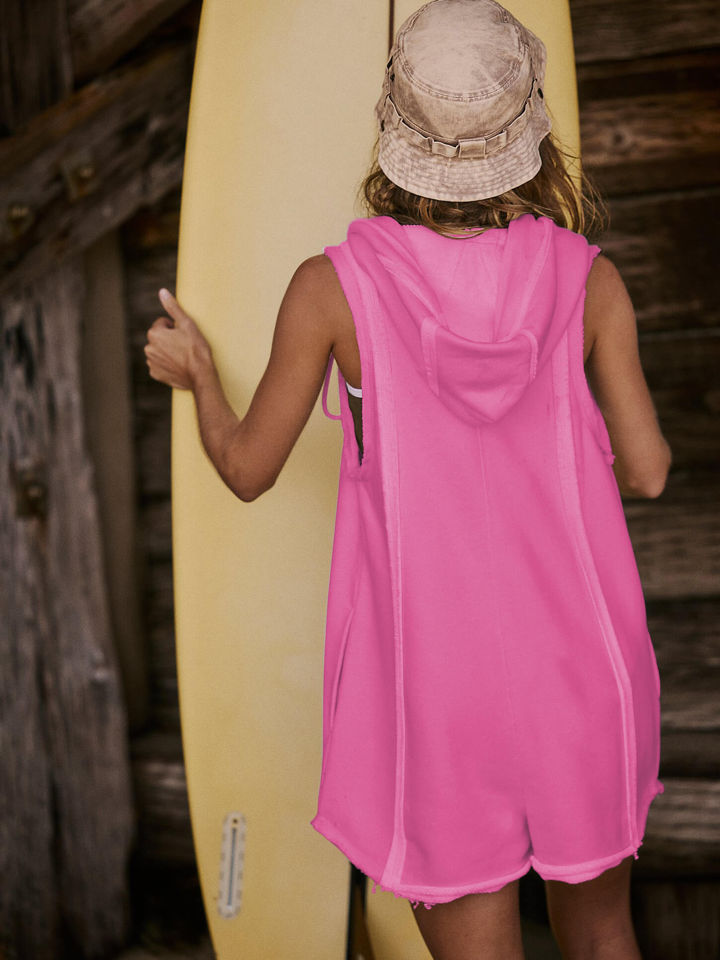 Sports Girl Romper met Capuchon en Ritssluiting
