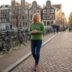 Pleun Klassiek Wollen Trui – Stijlvolle en Warme Merinowollen Damestrui