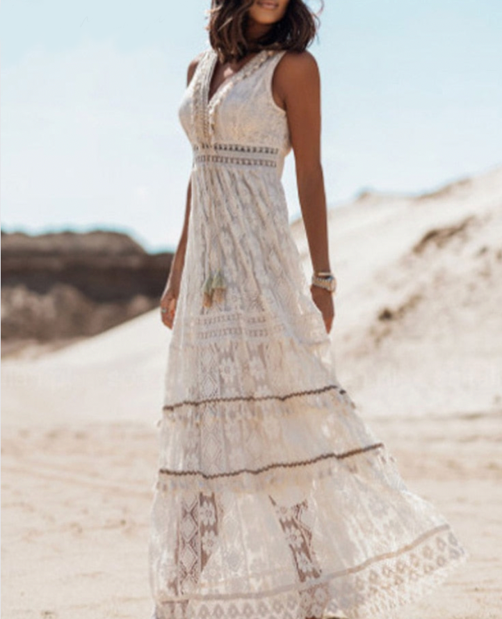 Jurk dames | Boho jurk elegante zomer stijl